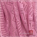 Polyester Spandex Crochet Lace Piece Dyed Textile